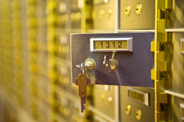credit union safe deposit boxes